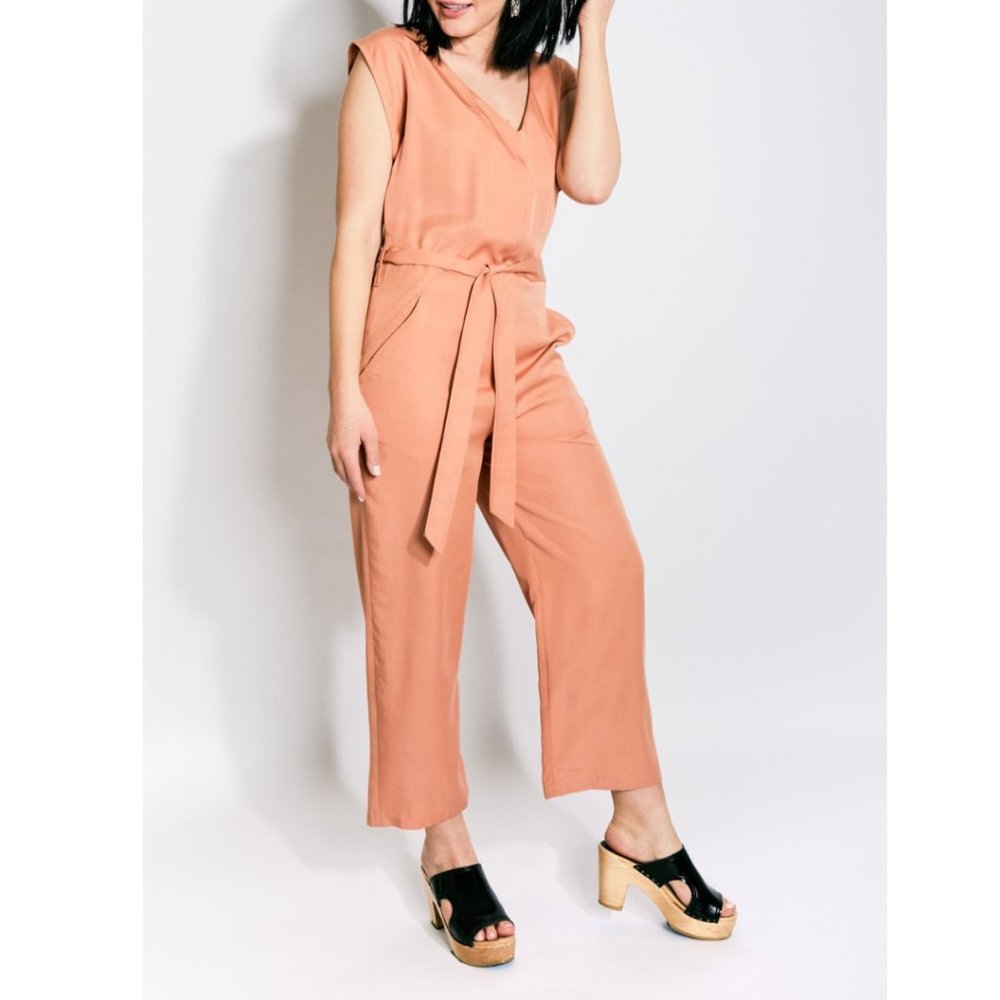 Eve Gravel Sleeveless Jumpsuit